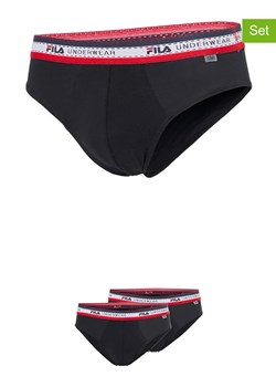 Fila Slipy (2 pary) w kolorze czarnym ze sklepu Limango Polska w kategorii Majtki męskie - zdjęcie 183642622