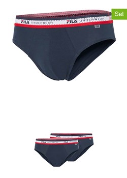 Fila Slipy (2 pary) w kolorze granatowym ze sklepu Limango Polska w kategorii Majtki męskie - zdjęcie 183642623