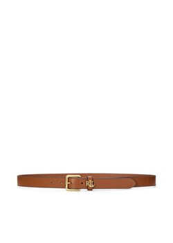 Pasek Damski LAUREN RALPH LAUREN 412968763002 Brązowy ze sklepu eobuwie.pl w kategorii Paski damskie - zdjęcie 183643893