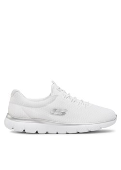 Sneakersy Skechers Summits 12980/WSL Biały ze sklepu eobuwie.pl w kategorii Buty sportowe damskie - zdjęcie 183643900