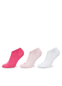 Zestaw 3 par niskich skarpet unisex Puma 938624 Różowy ze sklepu eobuwie.pl w kategorii Skarpetki damskie - zdjęcie 183643904