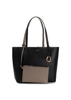 Torebka Lauren Ralph Lauren Rvrsble Tote 431795329001 Czarny ze sklepu eobuwie.pl w kategorii Torby Shopper bag - zdjęcie 183643974