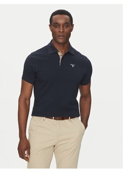 Barbour Polo Tartan MML0012NY31 Granatowy Tailored Fit ze sklepu MODIVO w kategorii T-shirty męskie - zdjęcie 183645412