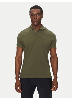 Barbour Polo Tartan MML0012OL51 Khaki Regular Fit ze sklepu MODIVO w kategorii T-shirty męskie - zdjęcie 183645413