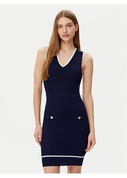Guess Sukienka codzienna 5RGK99 5640Z Granatowy Regular Fit ze sklepu MODIVO w kategorii Sukienki - zdjęcie 183645450
