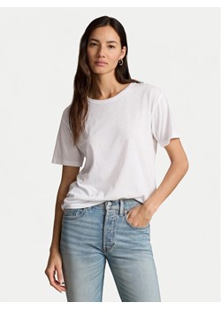 Polo Ralph Lauren T-Shirt 211891561001 Biały Relaxed Fit ze sklepu MODIVO w kategorii Bluzki damskie - zdjęcie 183645454
