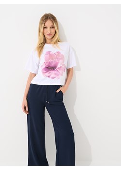 Mohito - T-shirt z nadrukiem - biały ze sklepu Mohito w kategorii Bluzki damskie - zdjęcie 183645871