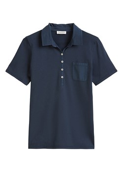Marc O´Polo Koszulka polo w kolorze granatowym ze sklepu Limango Polska w kategorii Bluzki damskie - zdjęcie 183648173