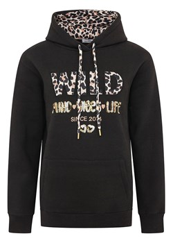 Zwillingsherz Bluza &quot;Wild Free&quot; w kolorze czarnym ze sklepu Limango Polska w kategorii Bluzy damskie - zdjęcie 183648362