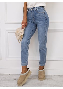 SPODNIE MOM STRETCH JASNY JEANS- WYSOKI STAN ze sklepu olika.com.pl w kategorii Jeansy damskie - zdjęcie 183648462