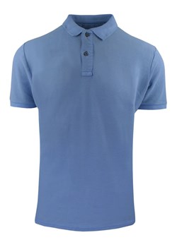 Koszulka Polo, Męska - Adriano Guinari - Kolor Niebieski TSADGSS25POLOblue ze sklepu JegoSzafa.pl w kategorii T-shirty męskie - zdjęcie 183648571