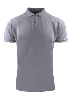 Koszulka Polo, Męska - Adriano Guinari - Kolor Szary TSADGSS25poloGREY ze sklepu JegoSzafa.pl w kategorii T-shirty męskie - zdjęcie 183648574