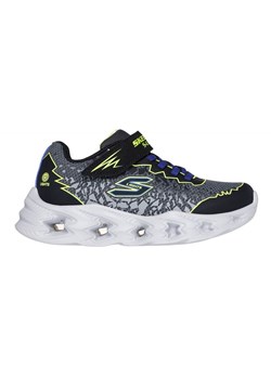 Buty Skechers S Lights Vortex 2.0 Zorento 400603L-BKYL czarne ze sklepu ButyModne.pl w kategorii Buty sportowe dziecięce - zdjęcie 183651881