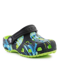 Klapki Crocs Classic Meta Scape Clog T  208456-3UF czarne ze sklepu ButyModne.pl w kategorii Klapki dziecięce - zdjęcie 183651884