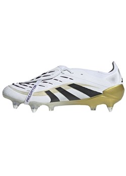 Buty piłkarskie adidas Predator Elite Ft Sg JR4529 białe ze sklepu ButyModne.pl w kategorii Buty sportowe męskie - zdjęcie 183651934
