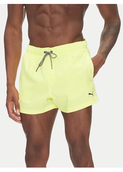 Puma Szorty kąpielowe 907658 Żółty Regular Fit ze sklepu MODIVO w kategorii Kąpielówki - zdjęcie 183652272