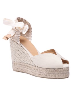 Espadryle Castañer Bilina/8ed/001 023004-203 Biały ze sklepu eobuwie.pl w kategorii Sandały damskie - zdjęcie 183652450