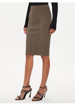 Guess Spódnica ołówkowa Lucille W4YD38 Z2U00 Brązowy Slim Fit ze sklepu MODIVO w kategorii Spódnice - zdjęcie 183652462