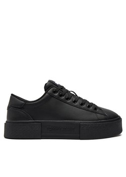 Tommy Jeans Sneakersy Foxing Flatform Sneaker EN0EN02567 Czarny ze sklepu MODIVO w kategorii Buty sportowe damskie - zdjęcie 183652480