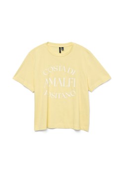 Vero Moda T-Shirt Sonna 10327143 Żółty Regular Fit ze sklepu MODIVO w kategorii Bluzki damskie - zdjęcie 183652520