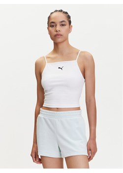 Puma Top Ess 629771 Biały Slim Fit ze sklepu MODIVO w kategorii Bluzki damskie - zdjęcie 183652521