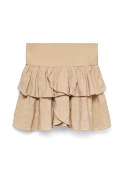 Vero Moda Spódnica mini Clara 10336425 Beżowy Regular Fit ze sklepu MODIVO w kategorii Spódnice - zdjęcie 183652540