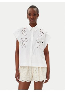 TWINSET Koszula 251TP2171 Biały Regular Fit ze sklepu MODIVO w kategorii Koszule damskie - zdjęcie 183652552
