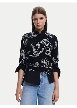Desigual Sweter 25SWJF04 Czarny Regular Fit ze sklepu MODIVO w kategorii Swetry damskie - zdjęcie 183652724