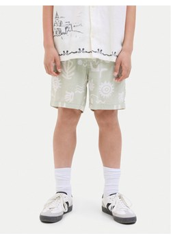Jack&Jones Junior Szorty materiałowe 12277599 Zielony Relaxed Fit ze sklepu MODIVO w kategorii Spodenki chłopięce - zdjęcie 183652770