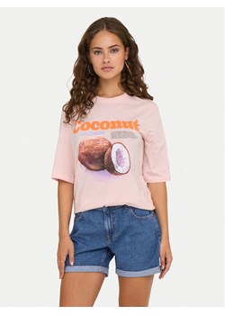 ONLY T-Shirt Phoebe 15351369 Różowy Regular Fit ze sklepu MODIVO w kategorii Bluzki damskie - zdjęcie 183652774