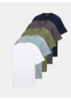 Tom Tailor Komplet 5 t-shirtów 1047052 Kolorowy Regular Fit ze sklepu MODIVO w kategorii T-shirty męskie - zdjęcie 183652782