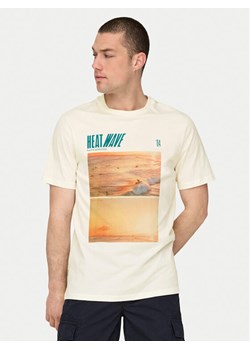 Only & Sons T-Shirt Magdy 22029454 Biały Regular Fit ze sklepu MODIVO w kategorii T-shirty męskie - zdjęcie 183652792