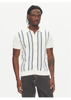 Lindbergh Kardigan 30-804062 Biały Relaxed Fit ze sklepu MODIVO w kategorii Swetry męskie - zdjęcie 183652880