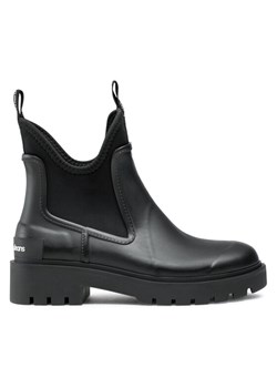 Calvin Klein Jeans Kalosze Mid Rainboot Chelsea YW0YW01034 Czarny ze sklepu MODIVO w kategorii Botki - zdjęcie 183653062
