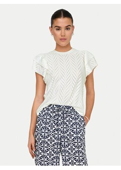 JDY Bluzka Carla 15351452 Biały Regular Fit ze sklepu MODIVO w kategorii Bluzki damskie - zdjęcie 183653094