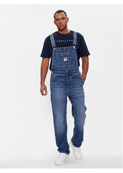 Tommy Jeans Ogrodniczki Ethan DM0DM18204 Granatowy Regular Fit ze sklepu MODIVO w kategorii Jeansy męskie - zdjęcie 183653131