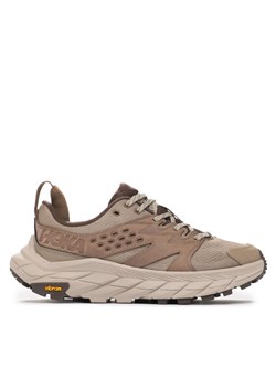 Trekkingi Hoka Anacapa Breeze Low 1127920 Brązowy ze sklepu eobuwie.pl w kategorii Buty sportowe męskie - zdjęcie 183653172