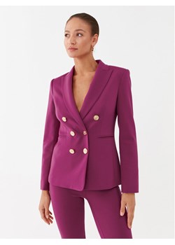 Pinko Marynarka 100256 A15O Fioletowy Regular Fit ze sklepu MODIVO w kategorii Marynarki damskie - zdjęcie 183653203