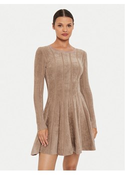 Marciano Guess Sukienka codzienna 4BGK43 5806Z Brązowy Regular Fit ze sklepu MODIVO w kategorii Sukienki - zdjęcie 183653221