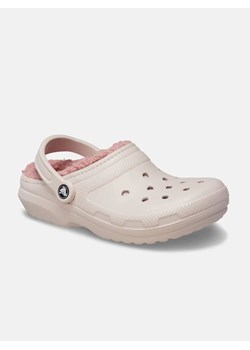 Crocs Chodaki &quot;Classic Lined&quot; w kolorze jasnoróżowo-kremowym ze sklepu Limango Polska w kategorii Klapki damskie - zdjęcie 183657711