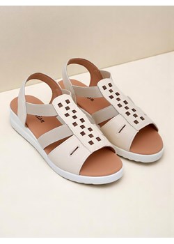 Royalfashion Damskie sandały na niskim koturnie Sora ze sklepu royalfashion.pl w kategorii Sandały damskie - zdjęcie 183658101