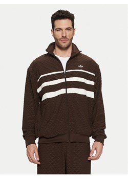 adidas Bluza Monogram JP4419 Brązowy Loose Fit ze sklepu MODIVO w kategorii Bluzy męskie - zdjęcie 183660132