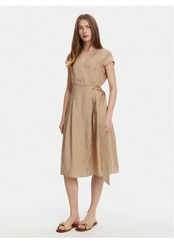 TWINSET Sukienka letnia 251TT2072 Beżowy Loose Fit ze sklepu MODIVO w kategorii Sukienki - zdjęcie 183660140