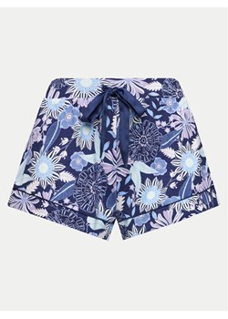 Hunkemöller Szorty piżamowe Lillies Garden 205109 Niebieski Regular Fit ze sklepu MODIVO w kategorii Piżamy damskie - zdjęcie 183660142