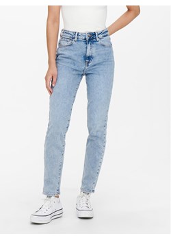 ONLY Jeansy 15248715 Błękitny Straight Fit ze sklepu MODIVO w kategorii Jeansy damskie - zdjęcie 183660212