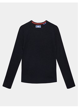 Jack&Jones Junior Sweter 12236760 Granatowy Regular Fit ze sklepu MODIVO w kategorii Swetry chłopięce - zdjęcie 183660222