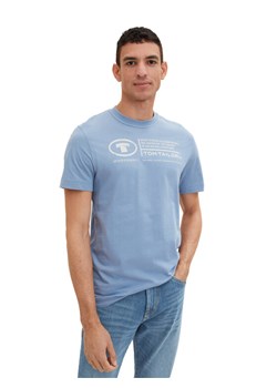 Tom Tailor T-Shirt 1035611 Błękitny Regular Fit ze sklepu MODIVO w kategorii T-shirty męskie - zdjęcie 183660243