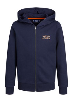 Jack&Jones Junior Bluza 12245878 Granatowy Regular Fit ze sklepu MODIVO w kategorii Bluzy chłopięce - zdjęcie 183660271