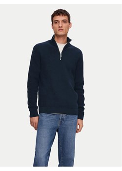 Selected Homme Sweter Dane 16092601 Granatowy Regular Fit ze sklepu MODIVO w kategorii Swetry męskie - zdjęcie 183660274