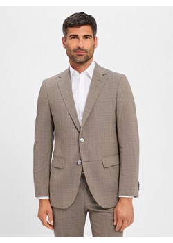 BOSS Męska kurtka modułowa - Jasper Mężczyźni Regular Fit Sztuczne włókno brązowy wzorzysty - id: 764416-0001-00250 - marki BOSS HUGO BOSS - 183661612 BOSS Męska kurtka modułowa - Jasper Mężczyźni Regular Fit Sztuczne włókno brązowy wzorzysty ze sklepu vangraaf w kategorii Marynarki męskie - zdjęcie 183661612